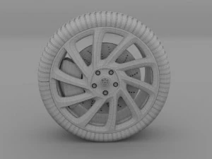 bmw i8 wheel 3D Model