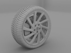 bmw i8 wheel 3D Model