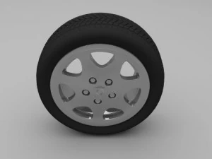 ruota porsche Modello 3D