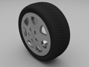porsche wheel 3Dモデル