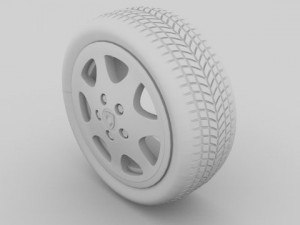 porsche wheel 3Dモデル