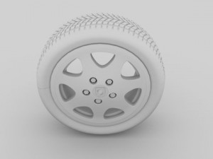 porsche wheel 3Dモデル