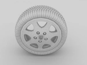 porsche wheel 3D Model
