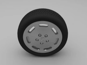 ruota porsche Modello 3D