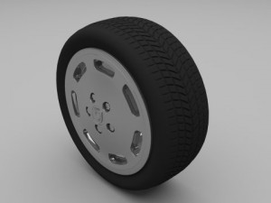 porsche wheel 3D मॉडल