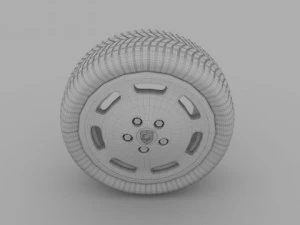 porsche wheel 3D Model
