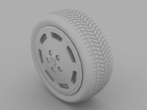 porsche wheel 3D मॉडल