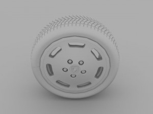 porsche wheel 3D मॉडल
