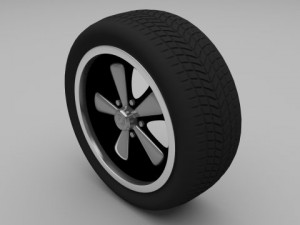 porsche wheel 3D मॉडल
