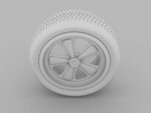 porsche wheel 3D मॉडल
