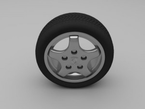 porsche wheel Modelo 3D