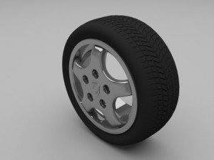 porsche wheel 3D Model