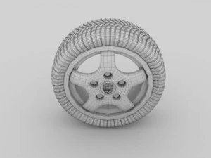 포르쉐 휠 3D 모델