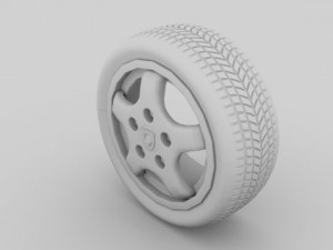porsche wheel 3D Model