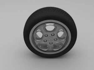 Porsche-Rad 3D Modell