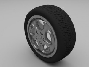 porsche wheel 3D Model