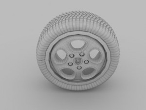 porsche wheel 3D Model