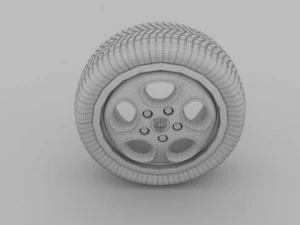 porsche wheel 3D Model