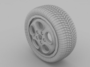 porsche wheel 3D Model