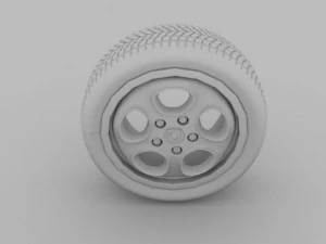 porsche wheel 3D Model