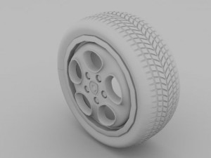 porsche wheel 3D Model