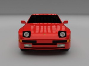 porsche 944 3D मॉडल