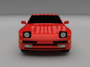 Porsche 944 3D Model