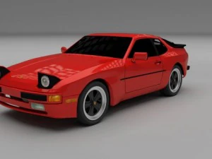 porsche 944 3D Model
