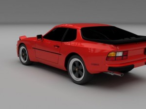 porsche 944 Modello 3D