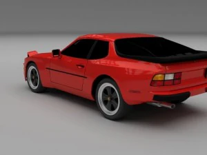 porsche 944 3D Model