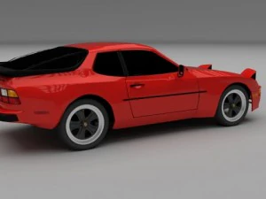 porsche 944 3D Model