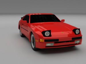 porsche 944 Modello 3D