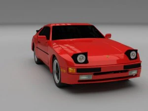 porsche 944 3D Model