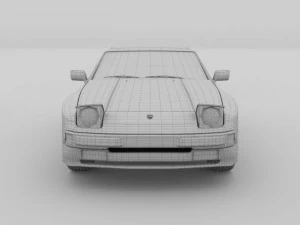 porsche 944 3D Model