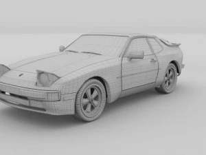 porsche 944 3D Model