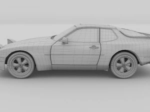 porsche 944 3D Model