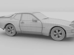 porsche 944 3D Model