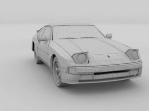 porsche 944 3D Model