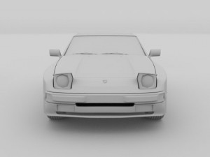 porsche 944 Modello 3D