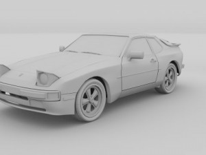 porsche 944 Modello 3D