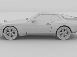 porsche 944 Modello 3D