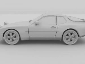 porsche 944 3D Model