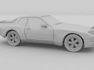 porsche 944 3D Model