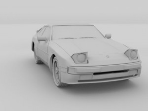 porsche 944 Modello 3D