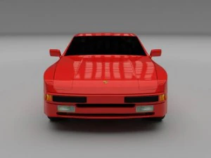 porsche 944 3D Model
