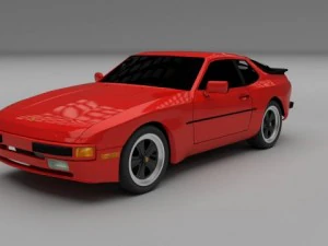 porsche 944 3D Model