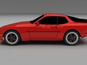 porsche 944 Modello 3D