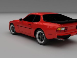 porsche 944 Modello 3D