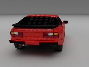 porsche 944 Modello 3D