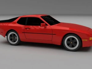 porsche 944 3D Model